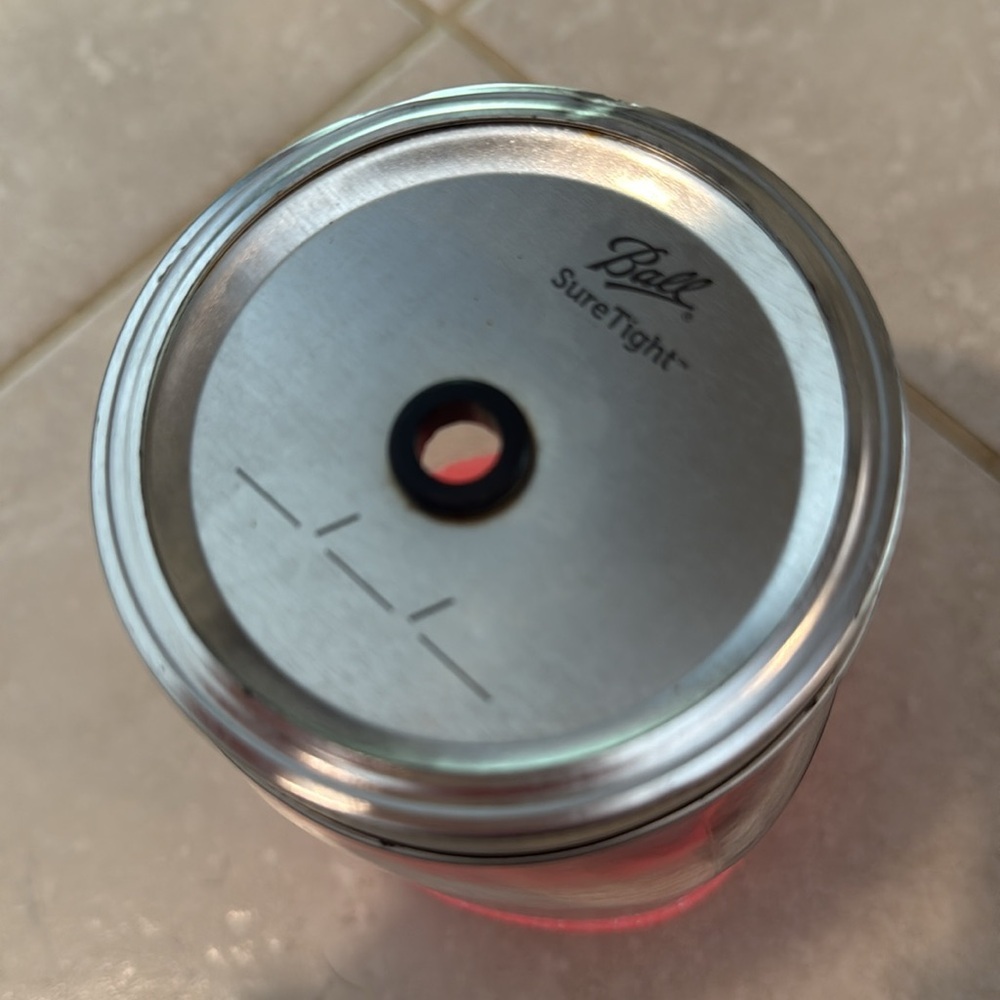 Pink Glitter Mama Bear Large Mason Jar - Picture 2 of 4